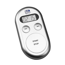 Digital-Kurzzeitmesser silber Produktbild