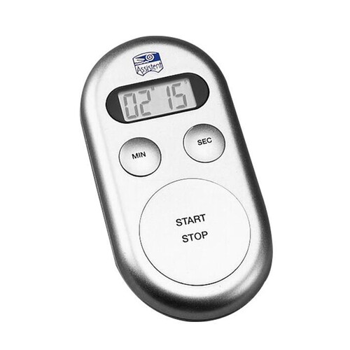 Digital-Kurzzeitmesser silber Produktbild Front View L