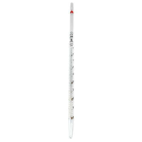 Messpipette 5 ml, Graduierung 0,1 ml, konformitätsbescheinigt Produktbild Front View L