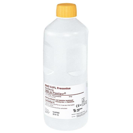 NaCl. 0,9 % Fresenius, Plastipur (6 x 1000 ml) Produktbild