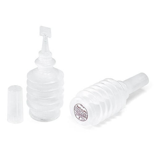 NaCl. 0,9 % Fresenius, Freka Drainjet Faltenbalgflaschen (10 x 120 ml) Produktbild Front View L