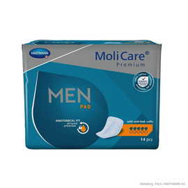 MoliCare Premium MEN PAD 5 Tropfen Inkontinenzeinlagen (14 Stck.) (BTL=14 STÜCK) Produktbild