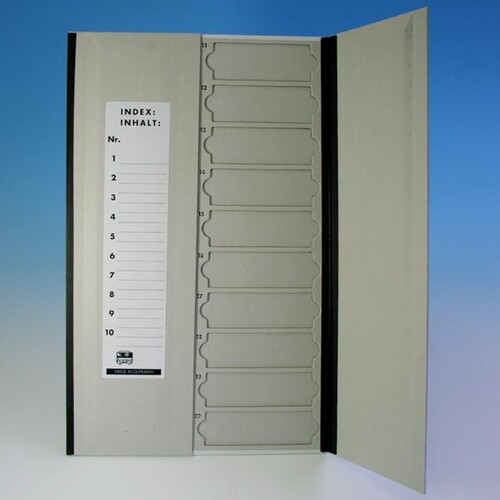 Präparatenmappe mit Deckel für 20 Objektträger Produktbild Front View L