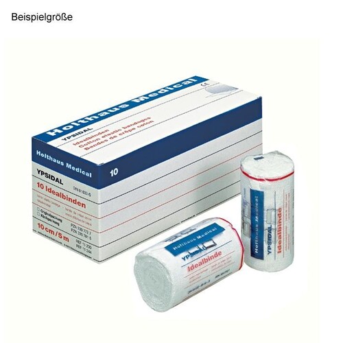 YPSIDAL Idealbinden 5 m x 10 cm (10 Stck.) Klinikpackung (PACK=10 STÜCK) Produktbild Front View L