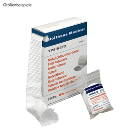 YPSINETZ Netzschlauchverband 25 m Gr. 4, Kopf/Kinderrumpf Produktbild
