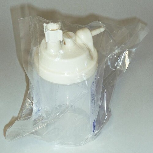 Befeuchter, befüllbar für Sauerstoffkonzentrator KRO2 Produktbild Front View L