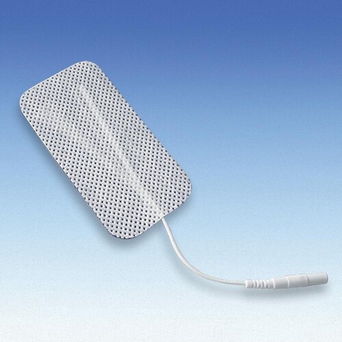 Carbon-Plus Elektroden selbstklebend 40 x 80 mm (4 Stck.) für Tens-Plus (PACK=4 STÜCK) Produktbild Front View L
