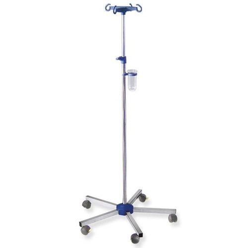 Infusionsständer ratiomed rostfrei Produktbild Front View L