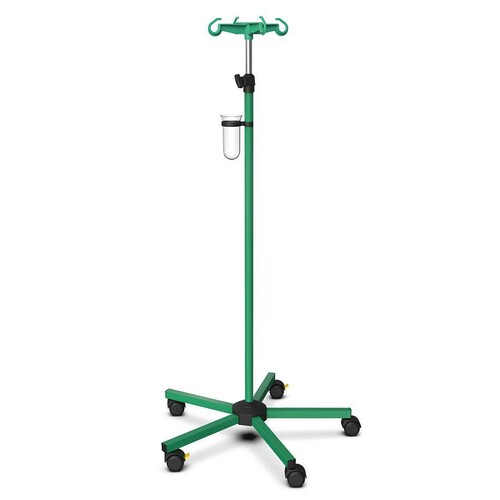 Infusionsständer ratiomed grün (RAL 6024) Produktbild Front View L