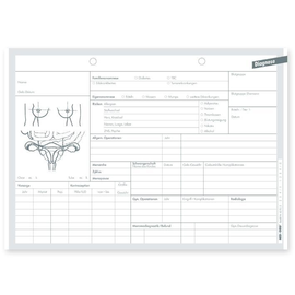 Diagnosekarten DIN A5 quer Typ Gynäkologie (500 Stck.) (PACK=500 STÜCK) Produktbild