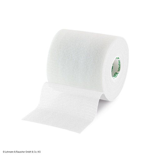 Mollelast haft latexfrei Fixierbinde weiß, 20 m x 6 cm Produktbild Front View L