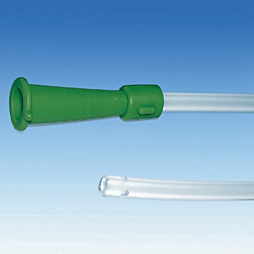 Einmal-Absaugkatheter ratiomed Ch. 14 grün, für Tracheostomietuben Produktbild Front View L