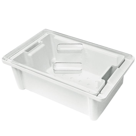 Desinfektionswanne 4 Ltr. mit Siebeinsatz und transparentem Deckel Produktbild