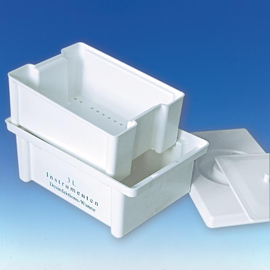 Desinfektionswanne 3 Ltr. mit Druckplatte und Abtropfvorrichtung Produktbild