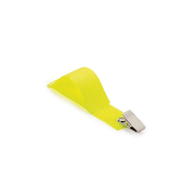 Universal-Schlauchhalter ratiomed OP-FIX leuchtend gelb, 9,5 x 2,5 cm (25 Stck) mit Clip (PACK=25 STÜCK) Produktbild