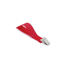 Universal-Schlauchhalter ratiomed OP-FIX mit Clip rot, 9,5 x 2 cm (25 Stck.) (PACK=25 STÜCK) Produktbild