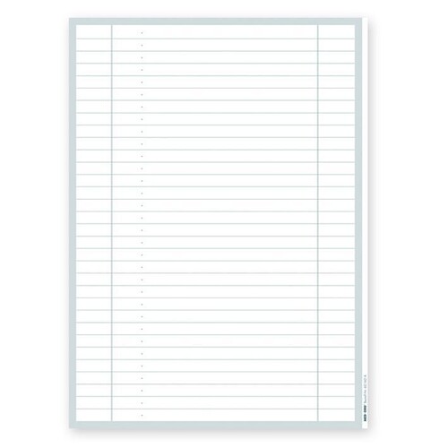 Einlegeblatt DIN A4 für alle Fachgruppen (500 Stck.) (PACK=500 STÜCK) Produktbild Front View L