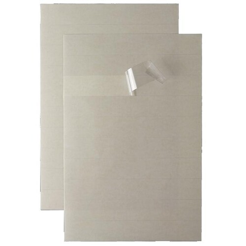 Verstärkerstreifen für Karteitaschen DIN A5 (500 Stck.) (PACK=500 STÜCK) Produktbild Front View L