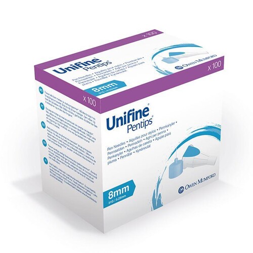 Unifine Pentips 31 G, 0,25 x 8 mm, kurz (100 Stck.) (PACK=100 STÜCK) Produktbild Front View L