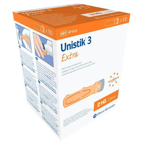 Unistik 3 Extra 21 G, 2,0 mm (100 Stck.) (PACK=100 STÜCK) Produktbild