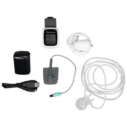 Handgelenkpulsoximeter AP-20 mit Flowmessung Sleep Screener Produktbild Additional View 1 L