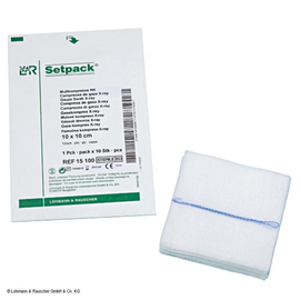 Setpack Mullkompressen RK steril 12-fach 10 x 10 cm (10 Stck.) (PACK=10 STÜCK) Produktbild