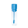 Stuhlröhrchen 20 ml, 22 x 62 mm mit Eindrückstopfen blau Produktbild
