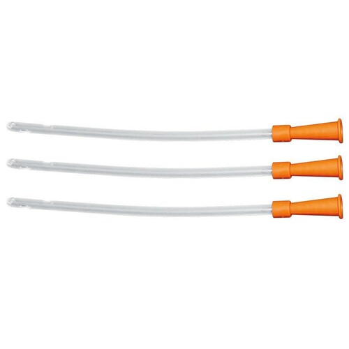 Einmal-Frauenkatheter ratiomed Ch. 16, orange Produktbild Front View L