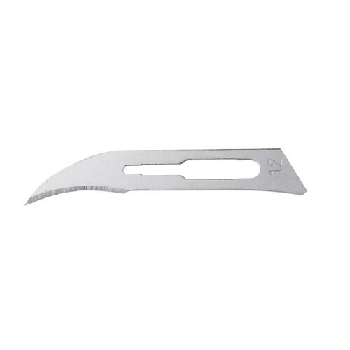 Einmal-Skalpellklingen ratiomed Fig. 12 steril (100 Stck.) (PACK=100 STÜCK) Produktbild Front View L