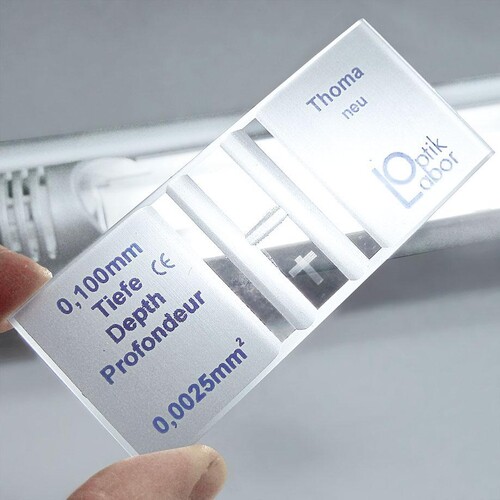 Zählkammer nach Thoma neu doppelt, mit CE-Zeichen Produktbild Additional View 1 L
