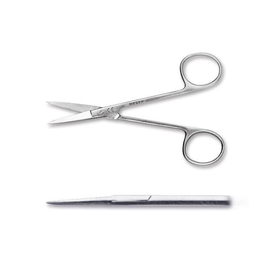feine chir. Schere megro gerade, spitz/spitz 11,5 cm Produktbild