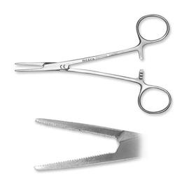 Halst.-Mosquito Arterienklemme megro gerade, gerieft, 12,5 cm Produktbild