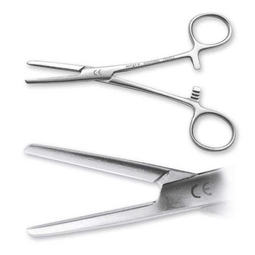 Schlauchklemme megro glatt, 15 cm Produktbild Front View L