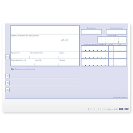 Privatrezept-Formulare blau DIN A6 quer (500 Stck.) (PACK=500 STÜCK) Produktbild
