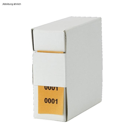 Archiv-Nummern, doppelt 0001 - 1000, orange Produktbild