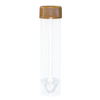 Stuhlröhrchen 30 ml, 25 x 107 mm mit Schraubverschluss braun (500 Stck.) Verschluss montiert (KTN=500 STÜCK) Produktbild