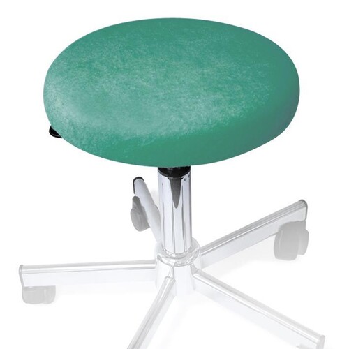 Hockerbezug Frottee jade für Hocker 40 bis 45 cm Ø Produktbild Front View L