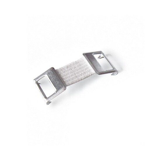 Verbandklammern weiß, mit Gummiband (500 Stck.) (PACK=500 STÜCK) Produktbild Front View L