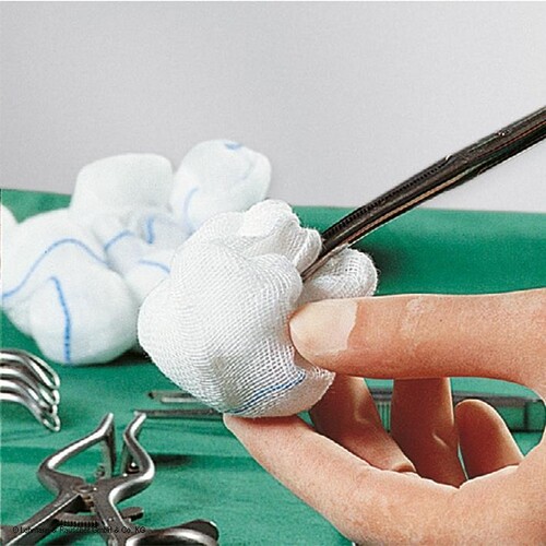 Gazin Tupfer aus Verbandmull steril, pflaumengroß (30 x 3 Stck.) Produktbild Front View L