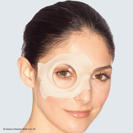 Pro-ophta Augenverbände S - groß 7,8 x 11,4 cm (50 Stck.) (PACK=50 STÜCK) Produktbild