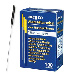 Akupunkturnadeln 0,35 x 50 S3 silikonbeschichtet (100 Stck.) (PACK=100 STÜCK) Produktbild