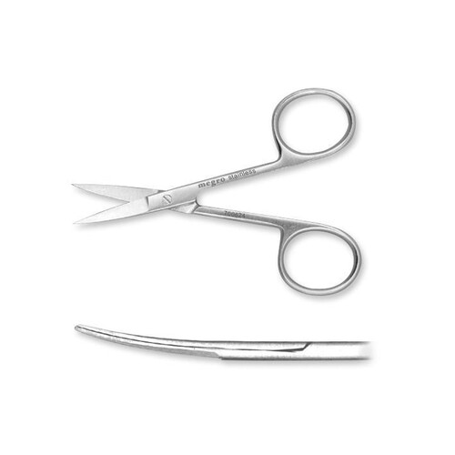 feine Nagelschere megro gebogen, 9 cm Produktbild Front View L