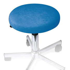 Hockerbezug Frottee aqua für Hocker 40 bis 45 cm Ø Produktbild