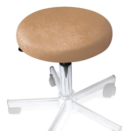 Hockerbezug Frottee camel für Hocker 40 bis 45 cm Ø Produktbild