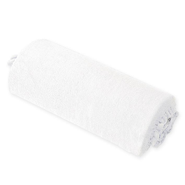 Nackenrollenbezug Frottee weiß, für Halbrollen 40 cm Produktbild