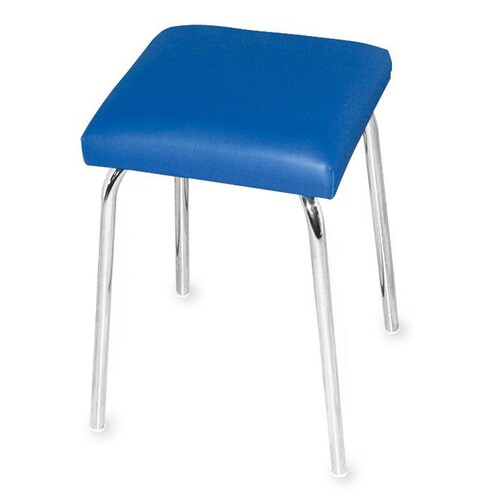 Stapelhocker ratiomed mit viereckigem Polstersitz delft Produktbild Front View L