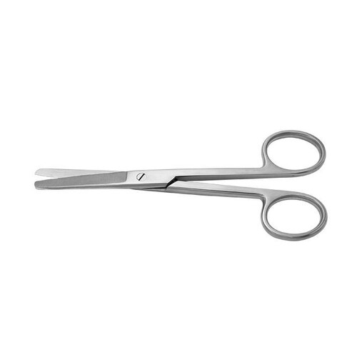 chir. Schere gerade, stumpf/stumpf 14,5 cm Produktbild Front View L