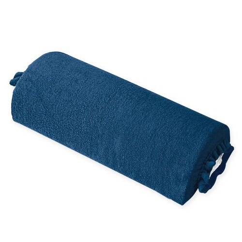 Nackenrollenbezug Frottee marine, für Halbrollen 40 cm Produktbild Front View L