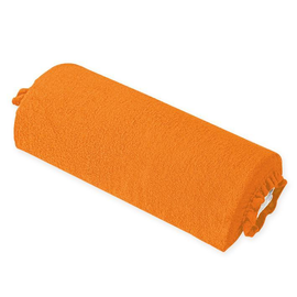 Nackenrollenbezug Frottee orange, für Halbrollen 40 cm Produktbild