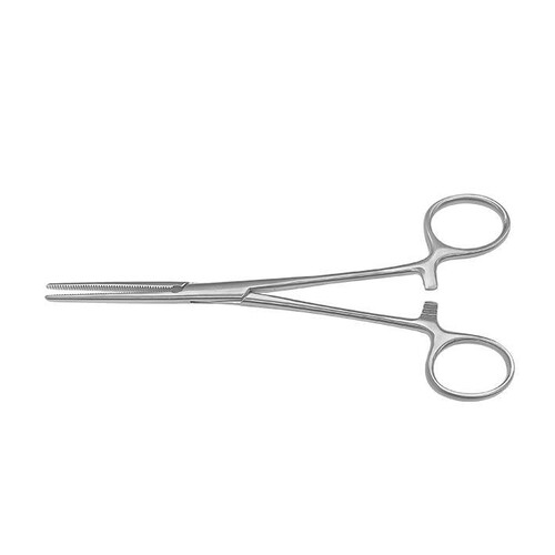 Pean Arterienklemme gerade, gerieft, 14,5 cm Produktbild Front View L
